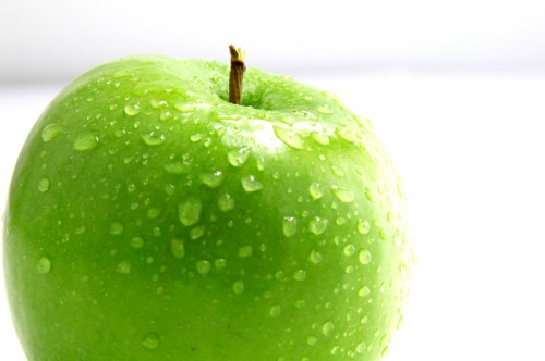 Crisp green apple