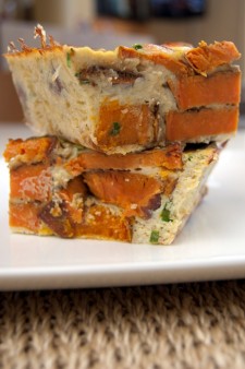 LOW Sweet Potato Crustless Quiche