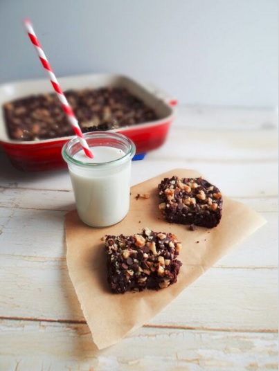 Black Bean Brownies with Walnuts