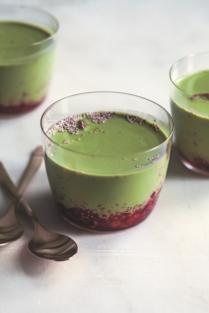 Macha Panna Cotta