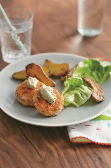 SalmonCakesPotatoes(c)Lauren Volo