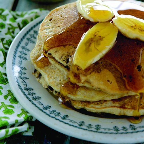 POST 6_Whole Grain Banana Chocolate Chip Pancakes